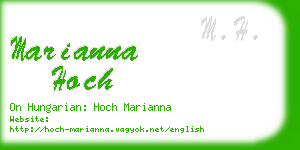 marianna hoch business card